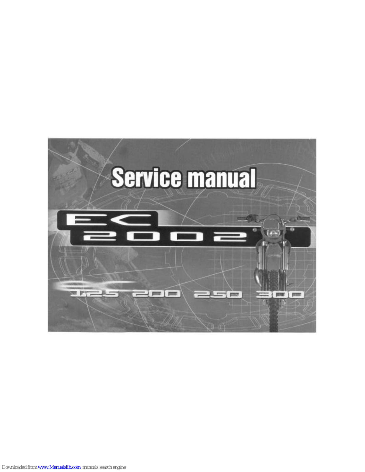 GAS GAS EC 125, EC 200, EC 250, EC 300, 2002 EC 125 Service Manual