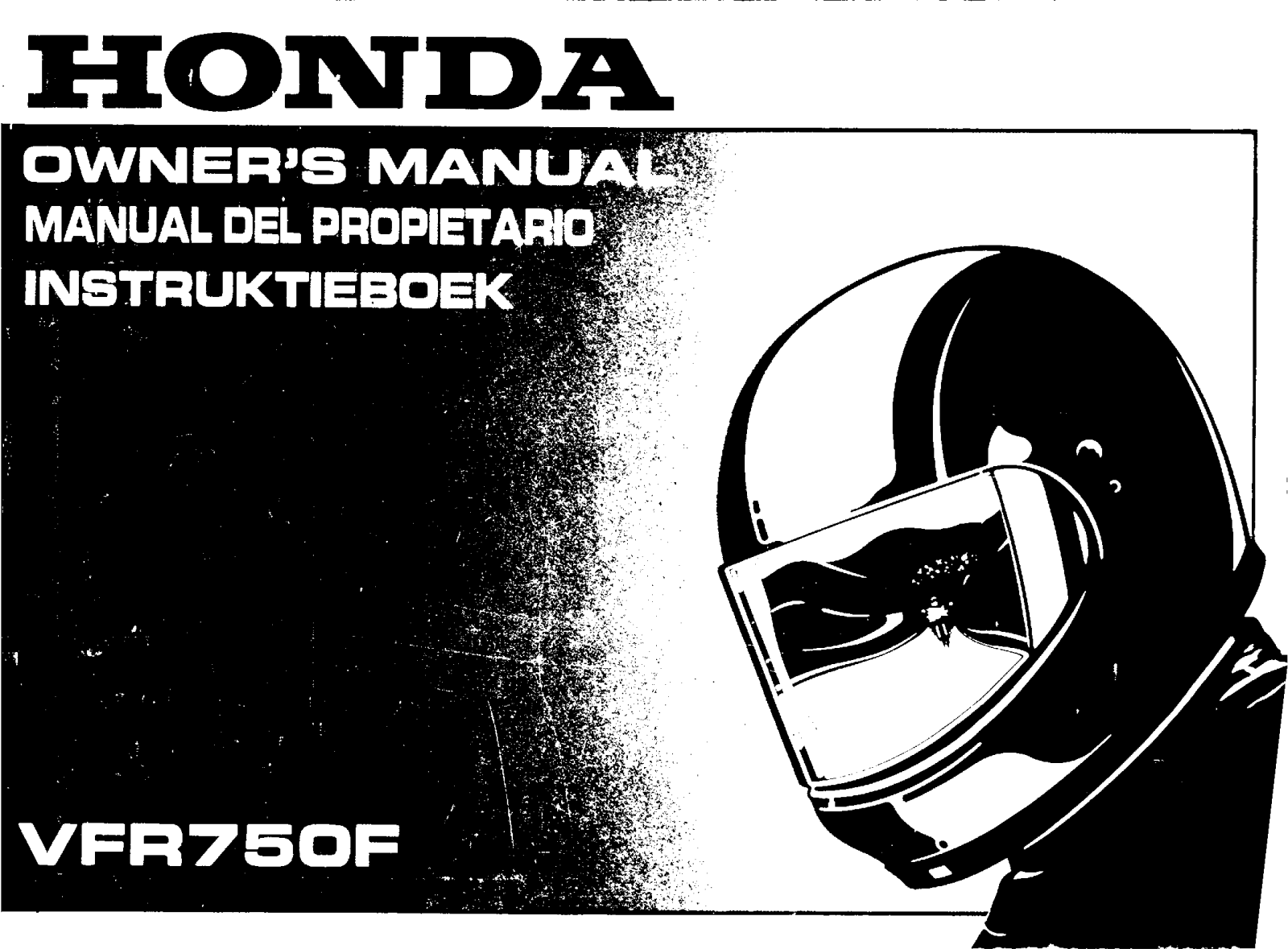 Honda VFR750F 1992 Owner's Manual