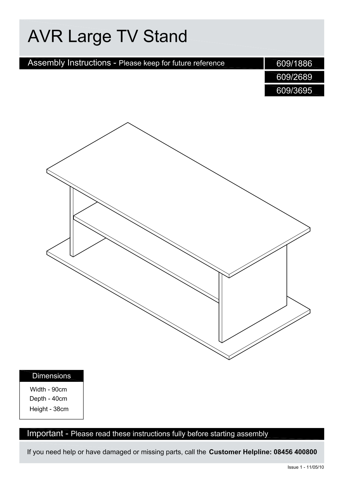 Argos 609/1886, 609/2689, 609/3695 User guide - ManualMachine.com