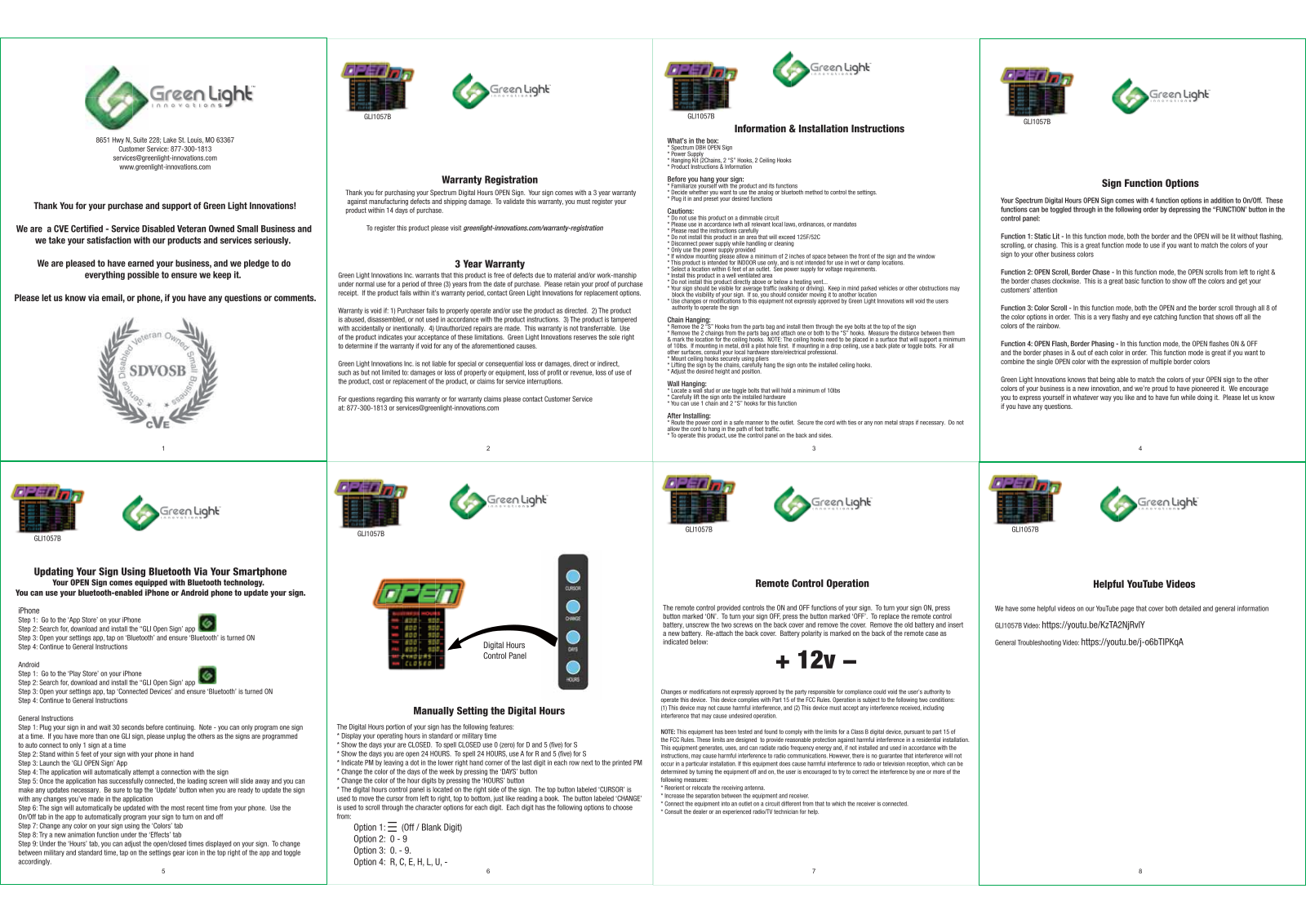 YANCHENG TIANYUAN LAMP GLI1057B User Manual