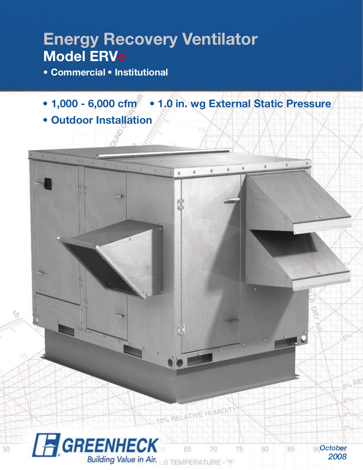 Greenheck ERVe-20 User Manual