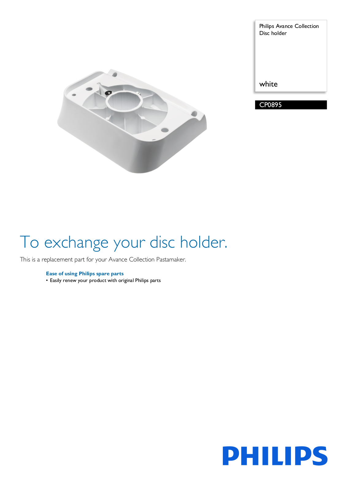 Philips CP0895/01 leaflet - ManualMachine.com