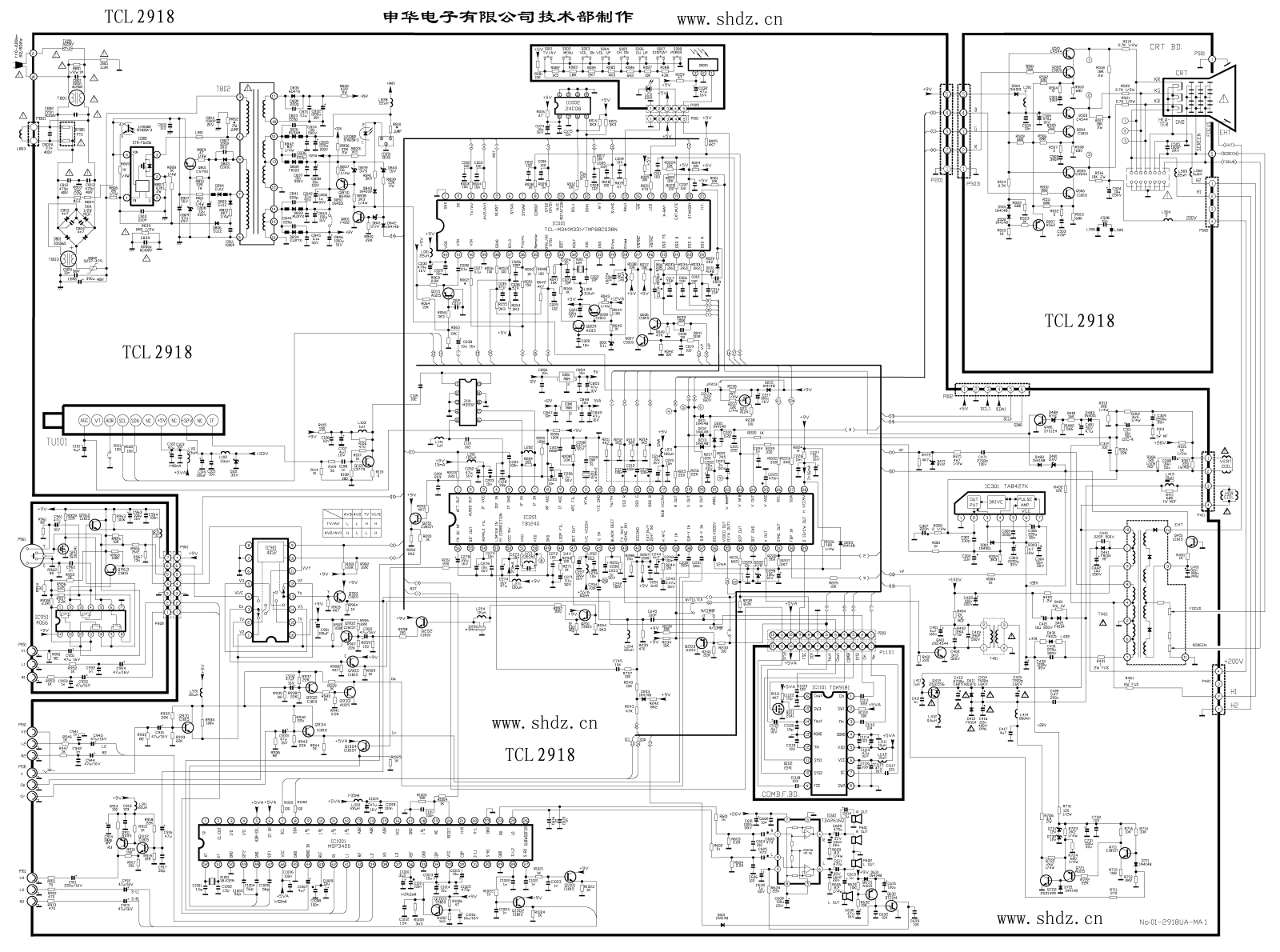 TCL 2918 Service Manual