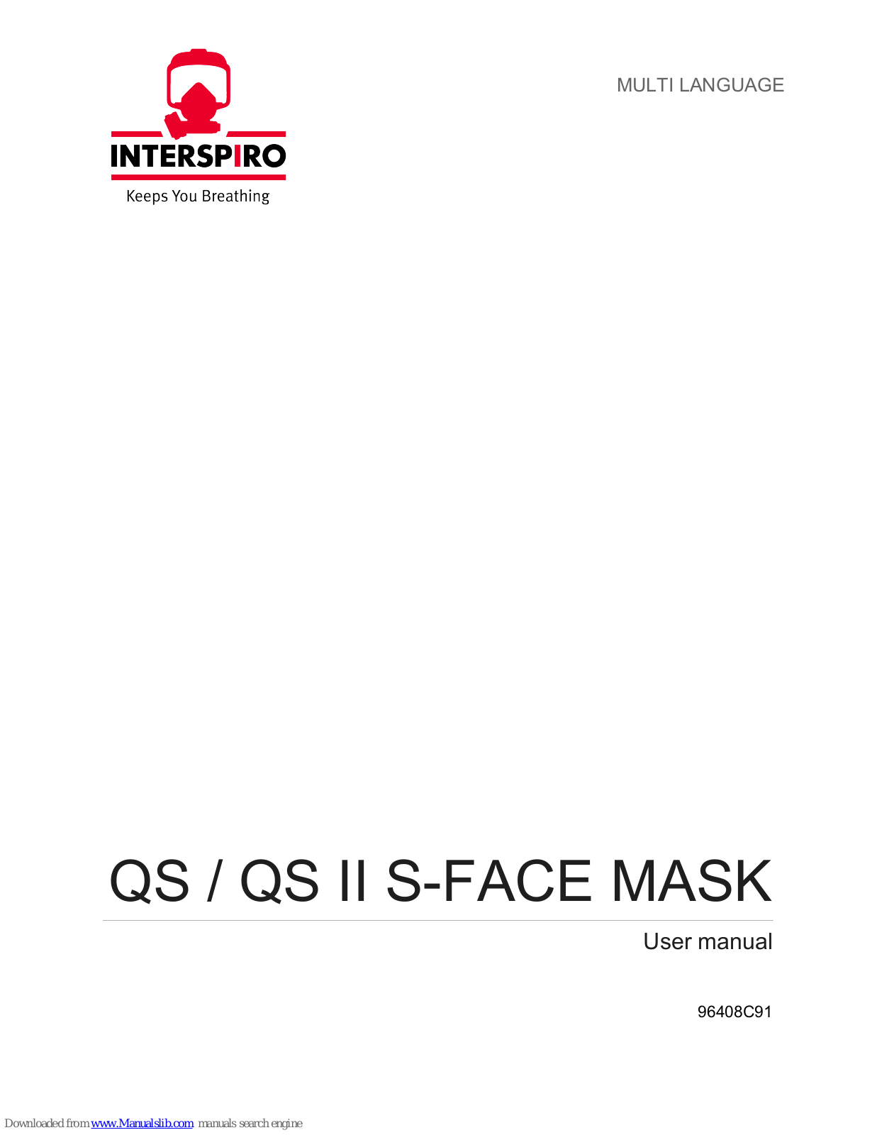 INTERSPIRO QS, QS II User Manual - ManualMachine.com