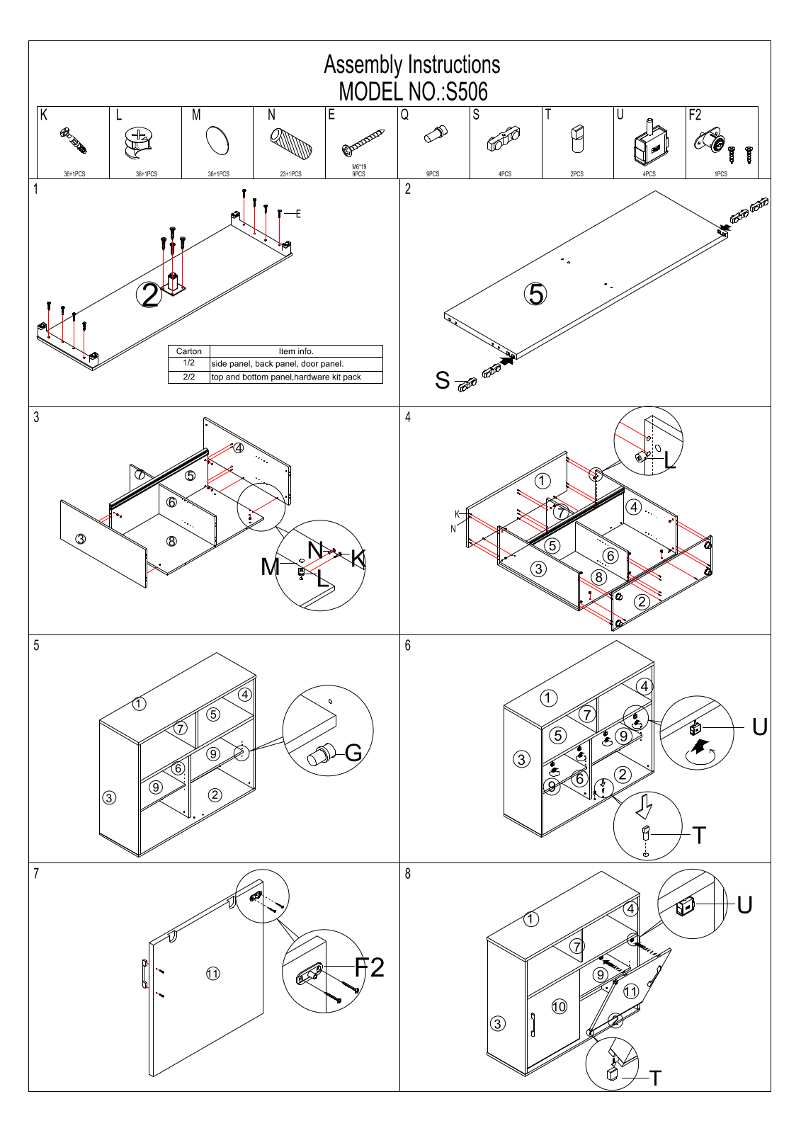 Boss S506 Assembly Guide