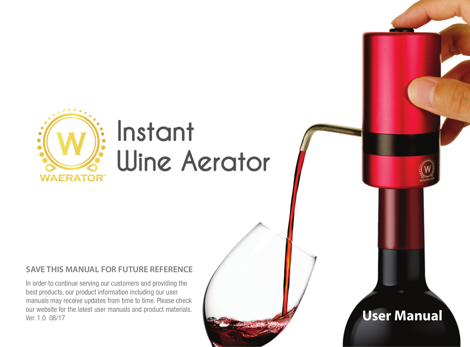 WAERATOR W2 User Manual