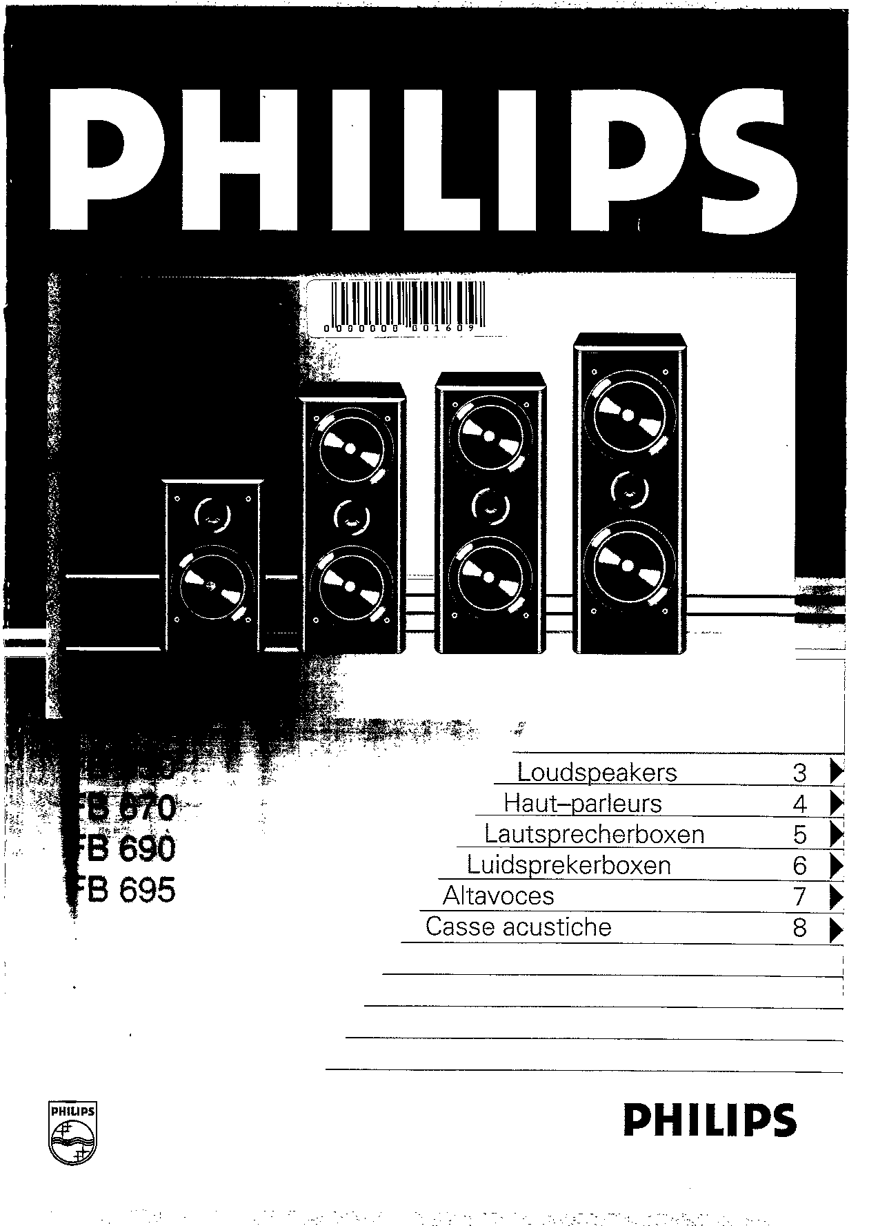 Philips FB650, FB690, FB670, FB695 User Manual