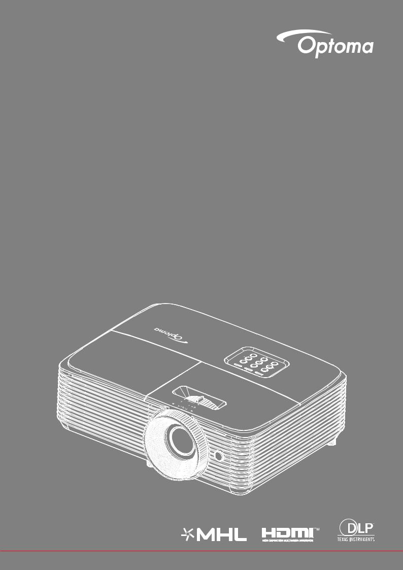 Optoma ZH403, X412, W412, HD39HDR User Manual