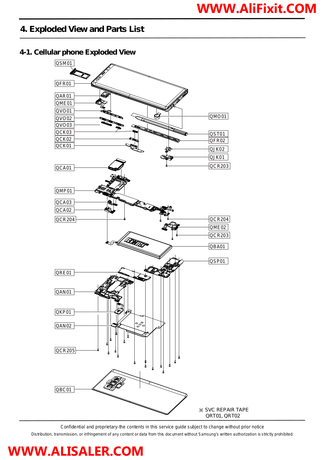 Samsung SM-N960F, GALAXY NOTE 9 Schematics EVAPL