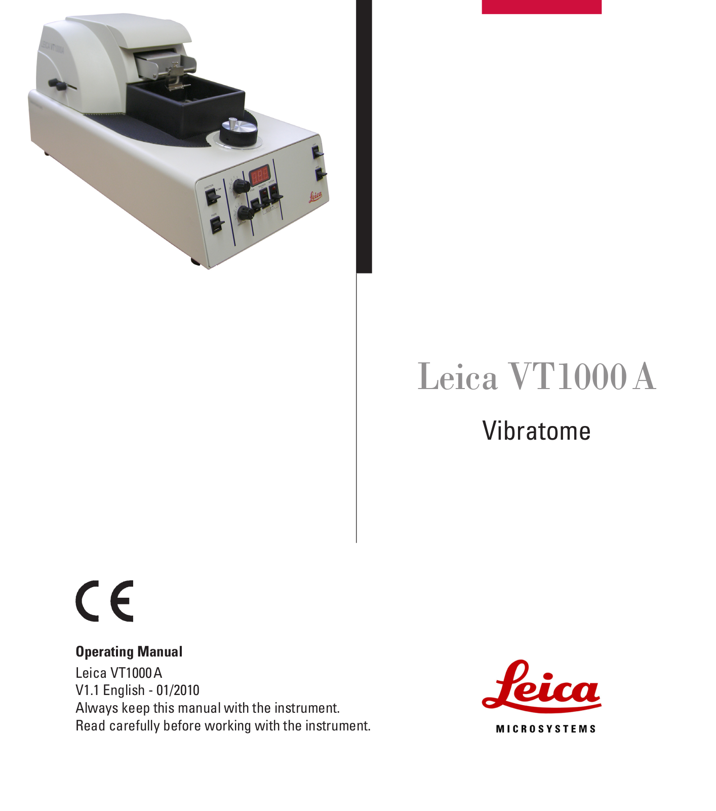 Leica VT100 A User Manual