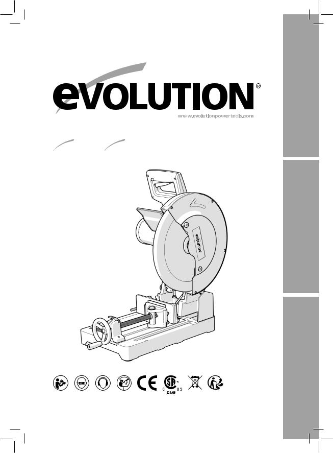 Evolution EVOSAW380, EVOSAW355 User Manual
