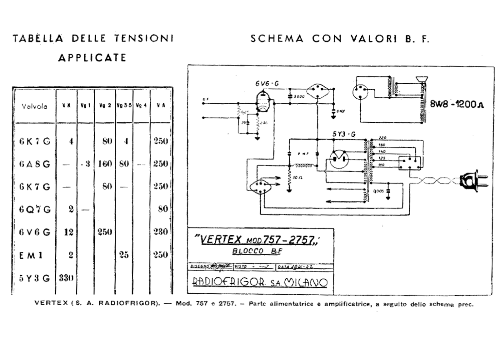 Vertex frigor 757, frigor2757 schematic