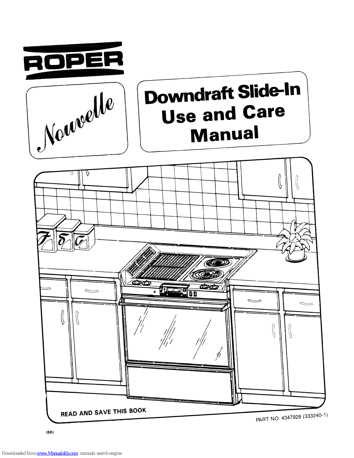 Roper Nouvelle 4347928 Use And Care Manual - ManualMachine.com