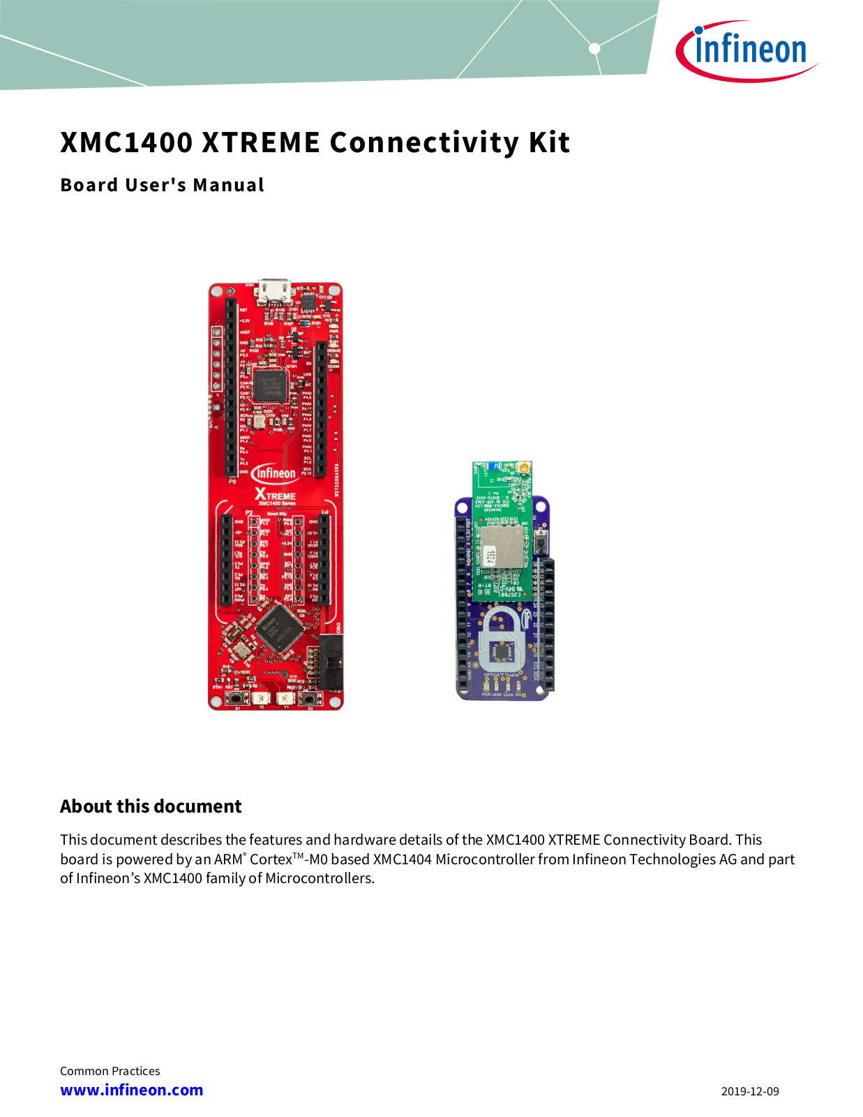 Infineon XMC1400 XTREME Connectivity Kit Datasheet