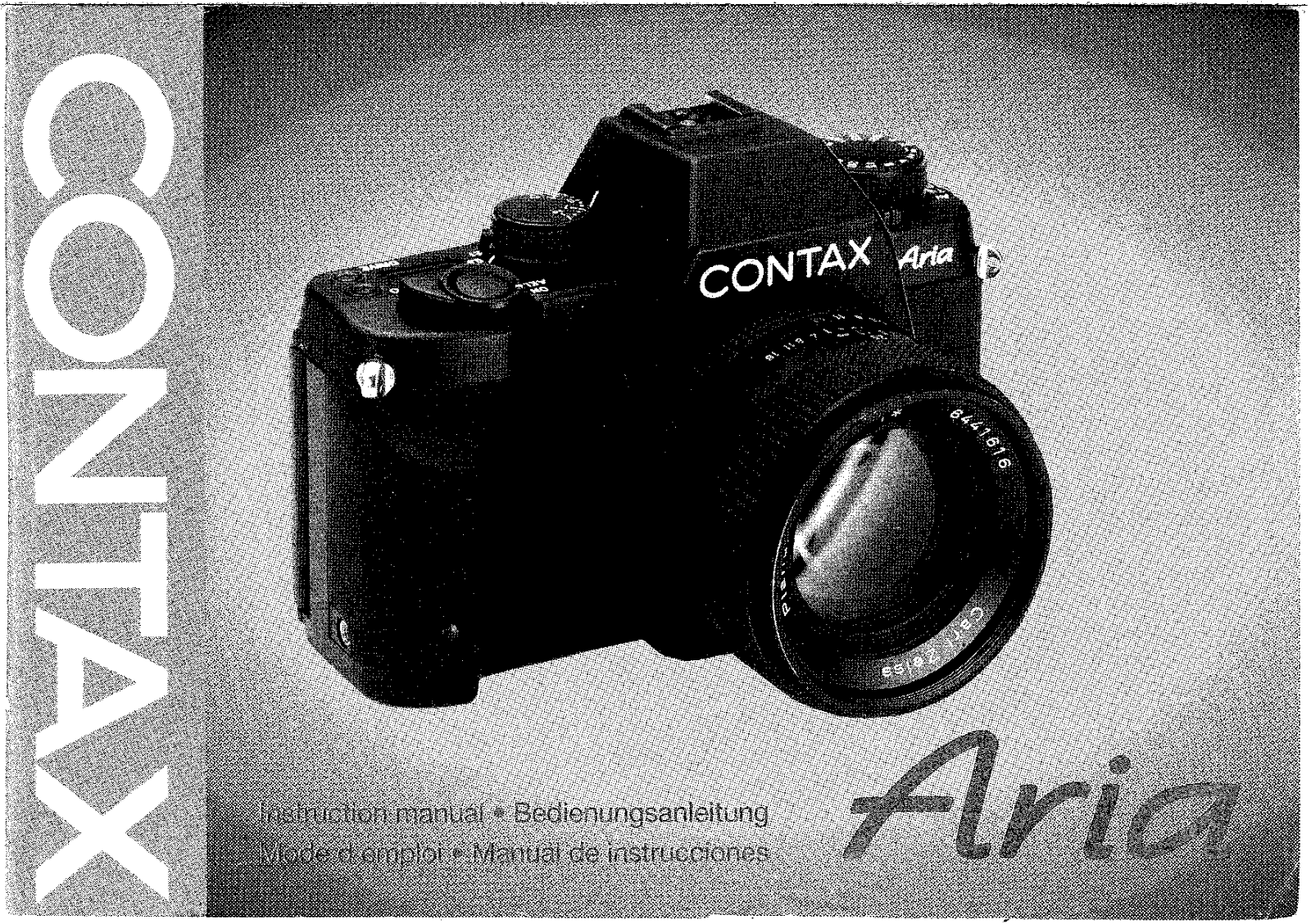 Contax Aria Instruction Manual