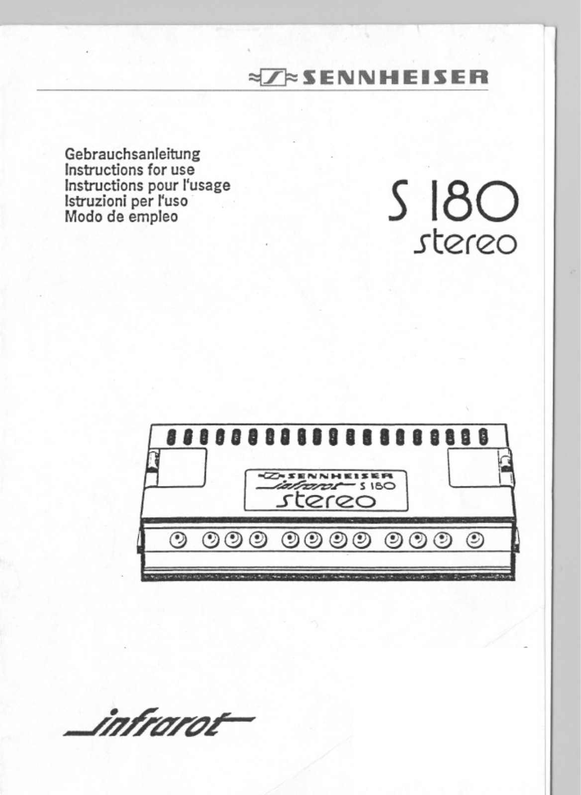 Sennheiser S180 User Manual