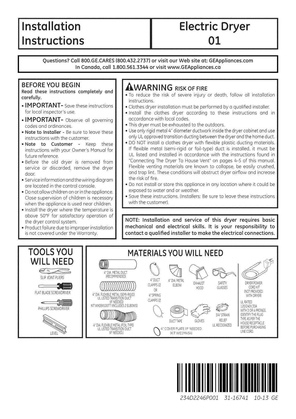 GE DMCD330EJ2WC, DMCD330EJ3WC, DMCD330EJ4WC Installation Guide - ManualMachine.com