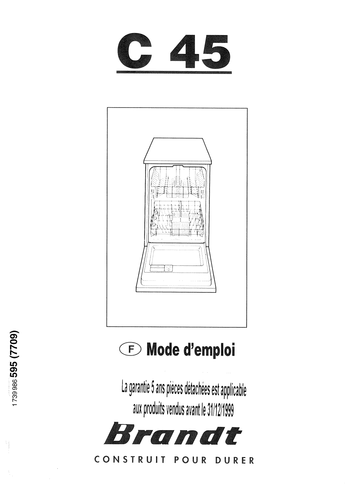 Brandt C45 User Manual