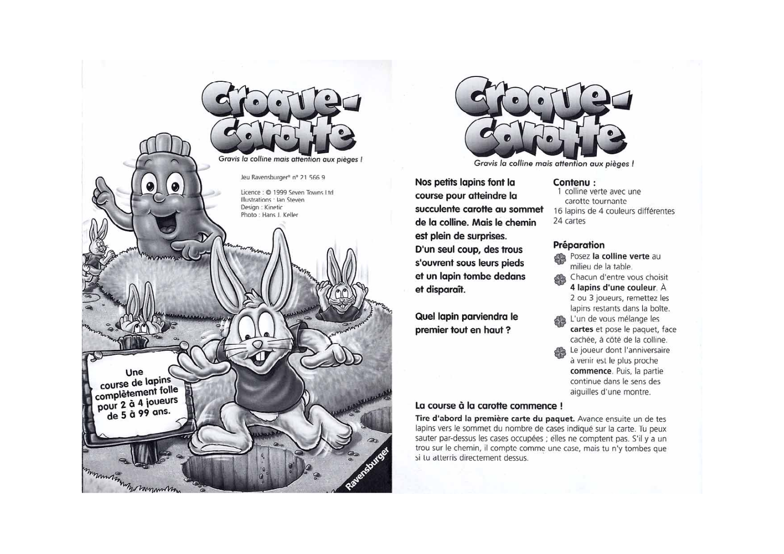 RAVENSBURGER CROQUE CAROTTE User Manual