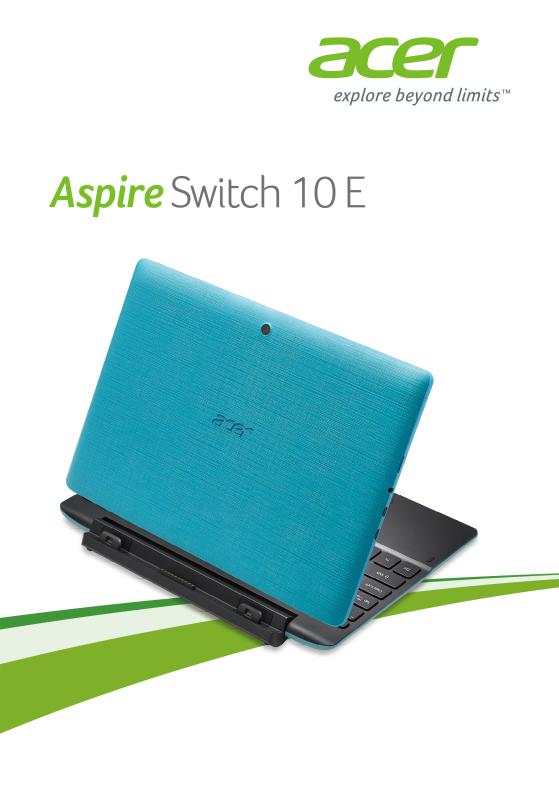 Acer SWITCH 10 E, SWITCH10EB, SWITCH10EP Instruction manual