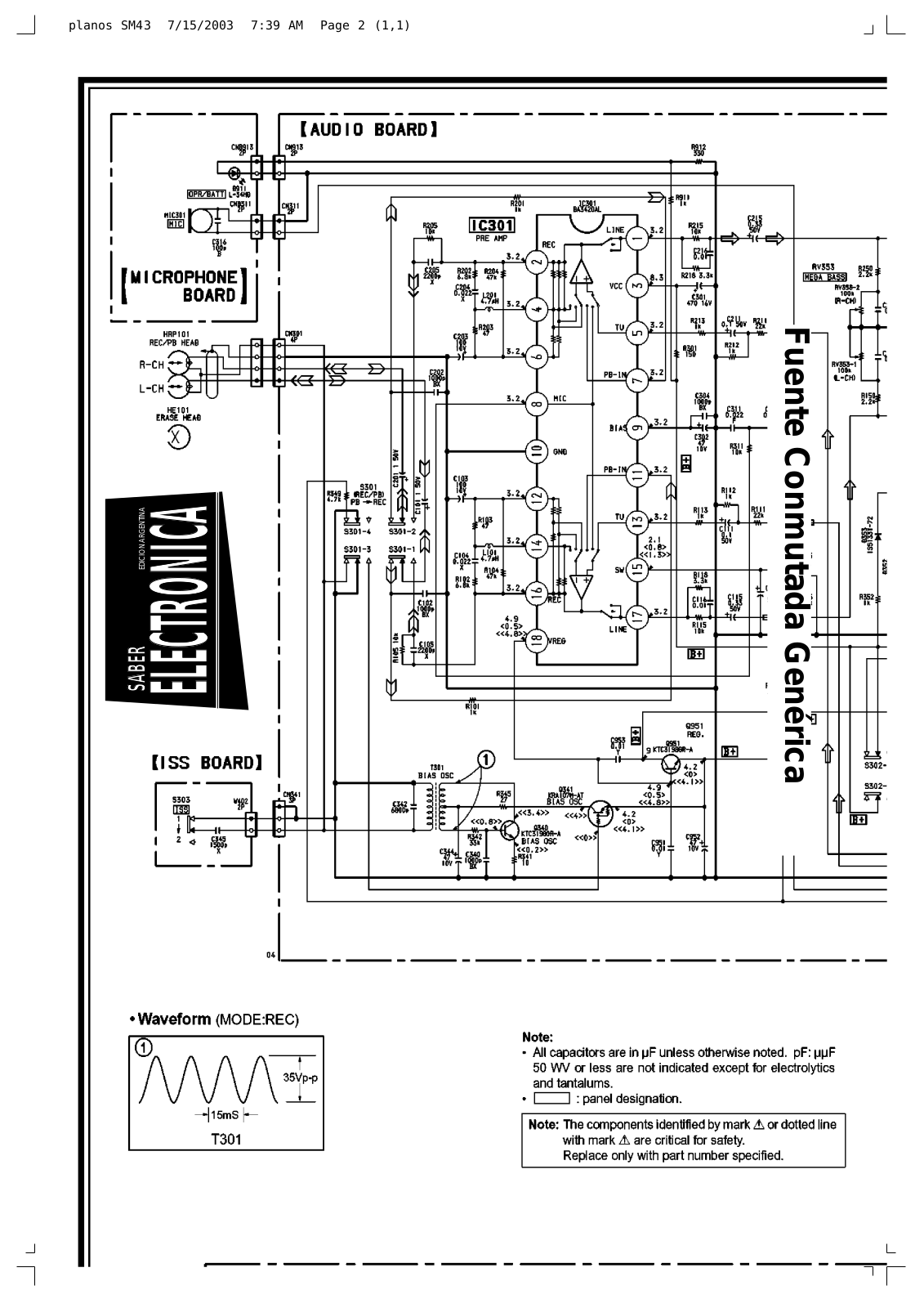 SONY CFS B5LMK2 Service Manual