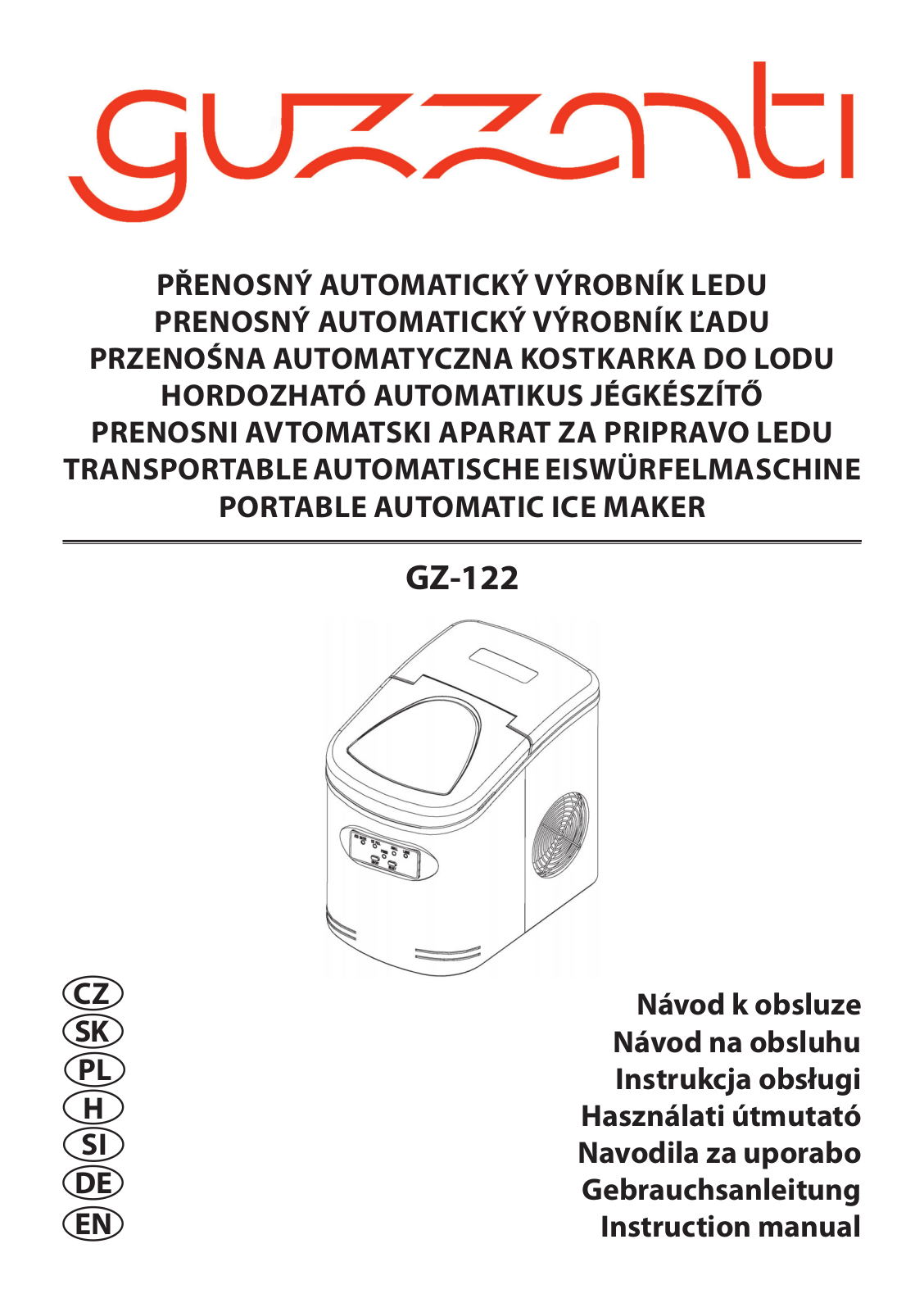 Guzzanti GZ 122 Operating Instructions