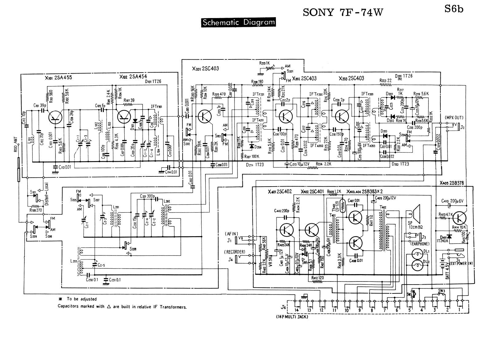 SONY 7891 Diagram