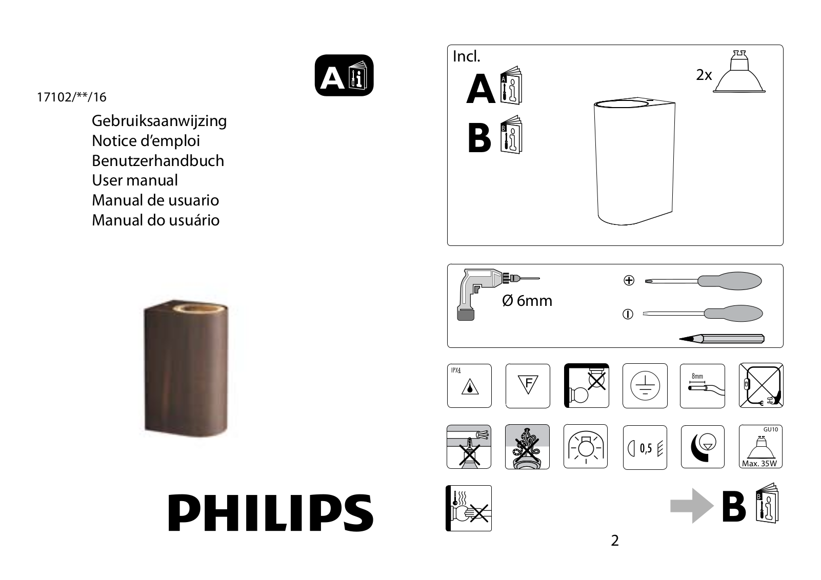 Philips 17102-86-16 User Manual