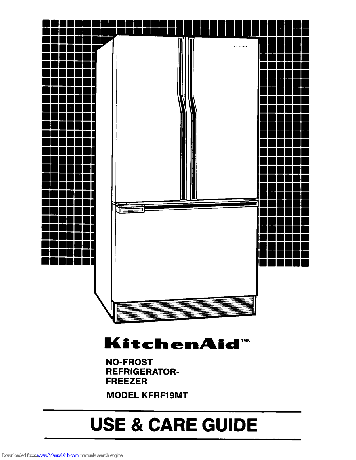 KitchenAid KFRF19MT Use & Care Manual