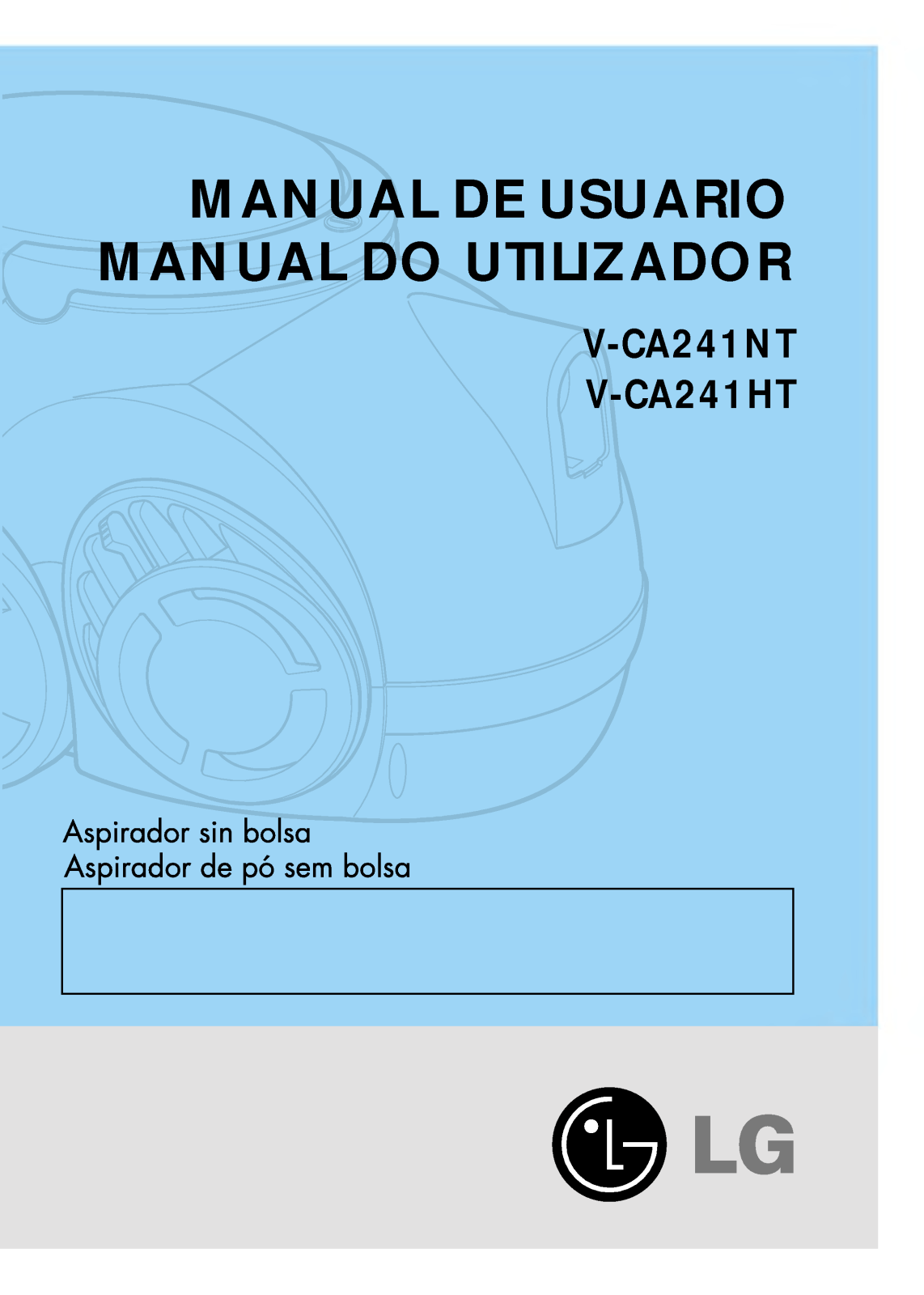 Lg V-CA241NTSP, V-CA241NTBP, V-CA241NTB User Manual