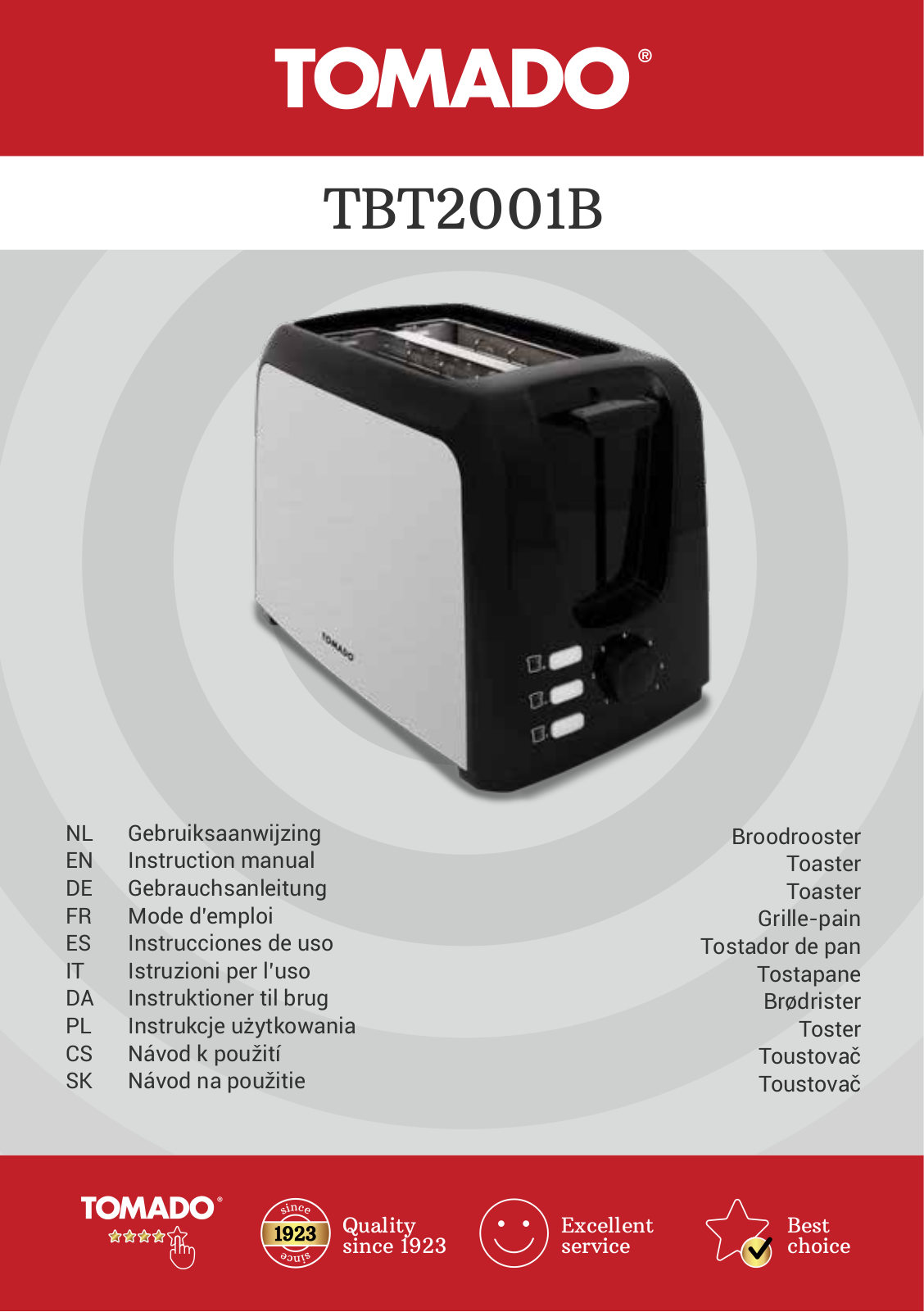 Tomado TBT2001B User guide - ManualMachine.com