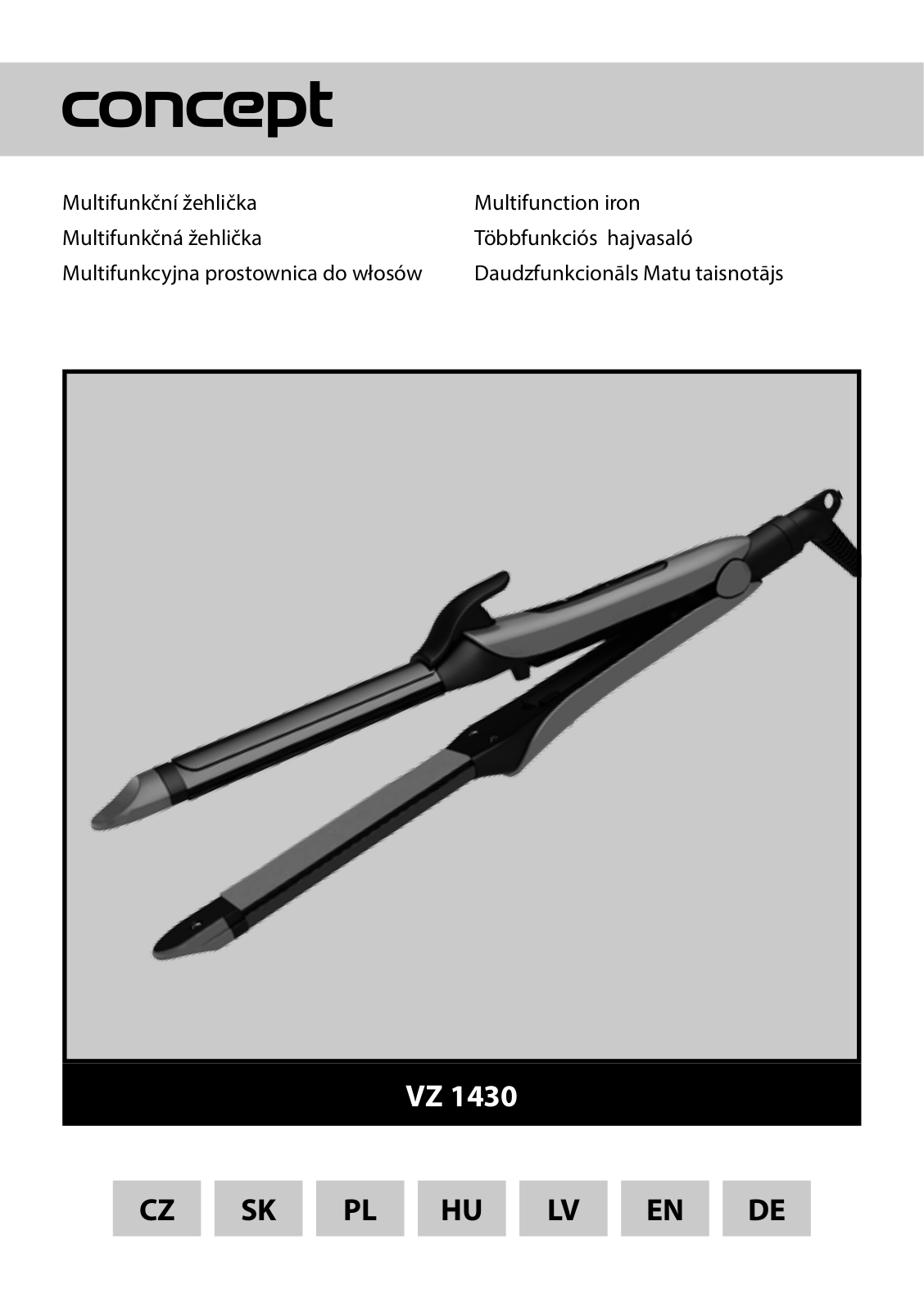 Concept VZ-1430 User Manual