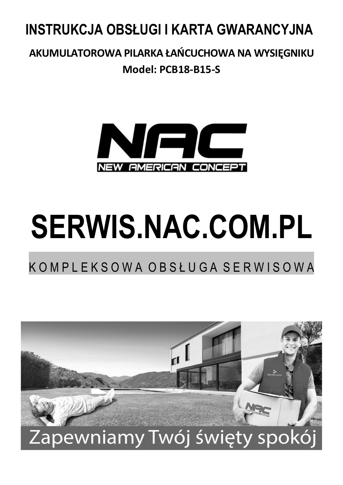 NAC PHCB18-B15-S2 User guide - ManualMachine.com