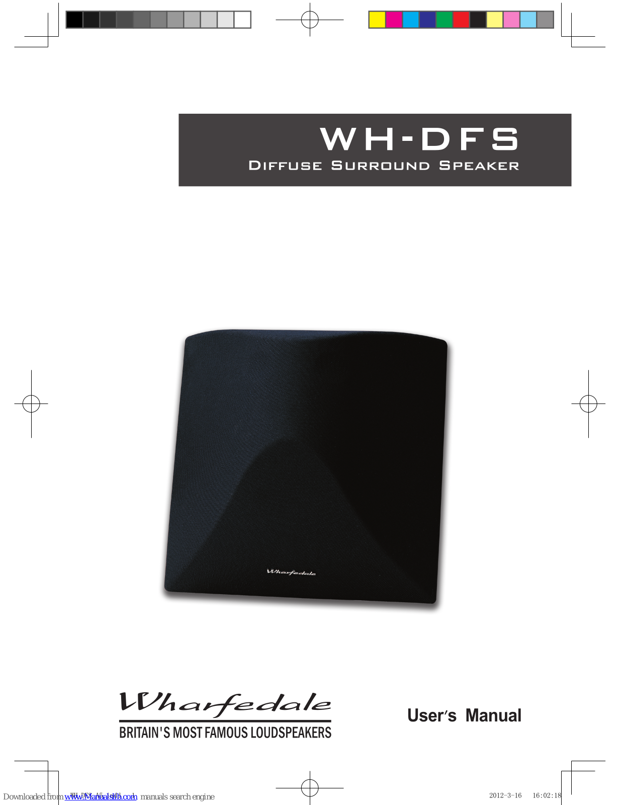 Wharfedale Pro WH-DFS User Manual