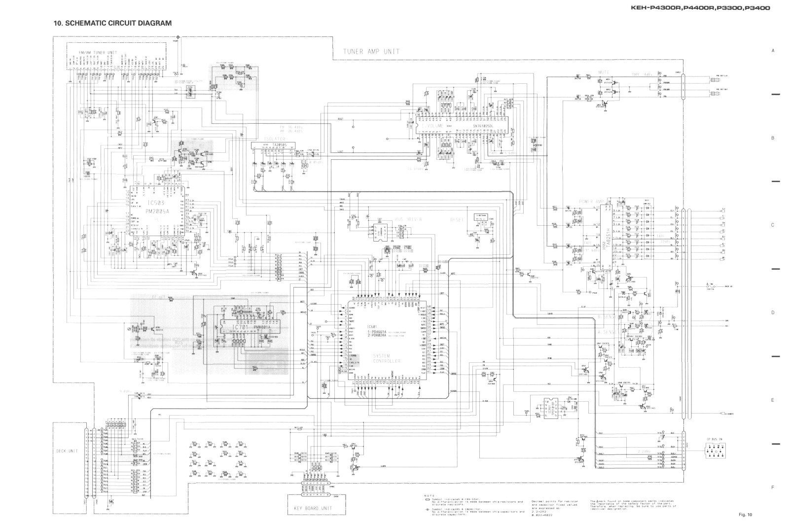 PIONEER KEH-P3300, KEH-P4300R, KEH-P4400R Service Manual