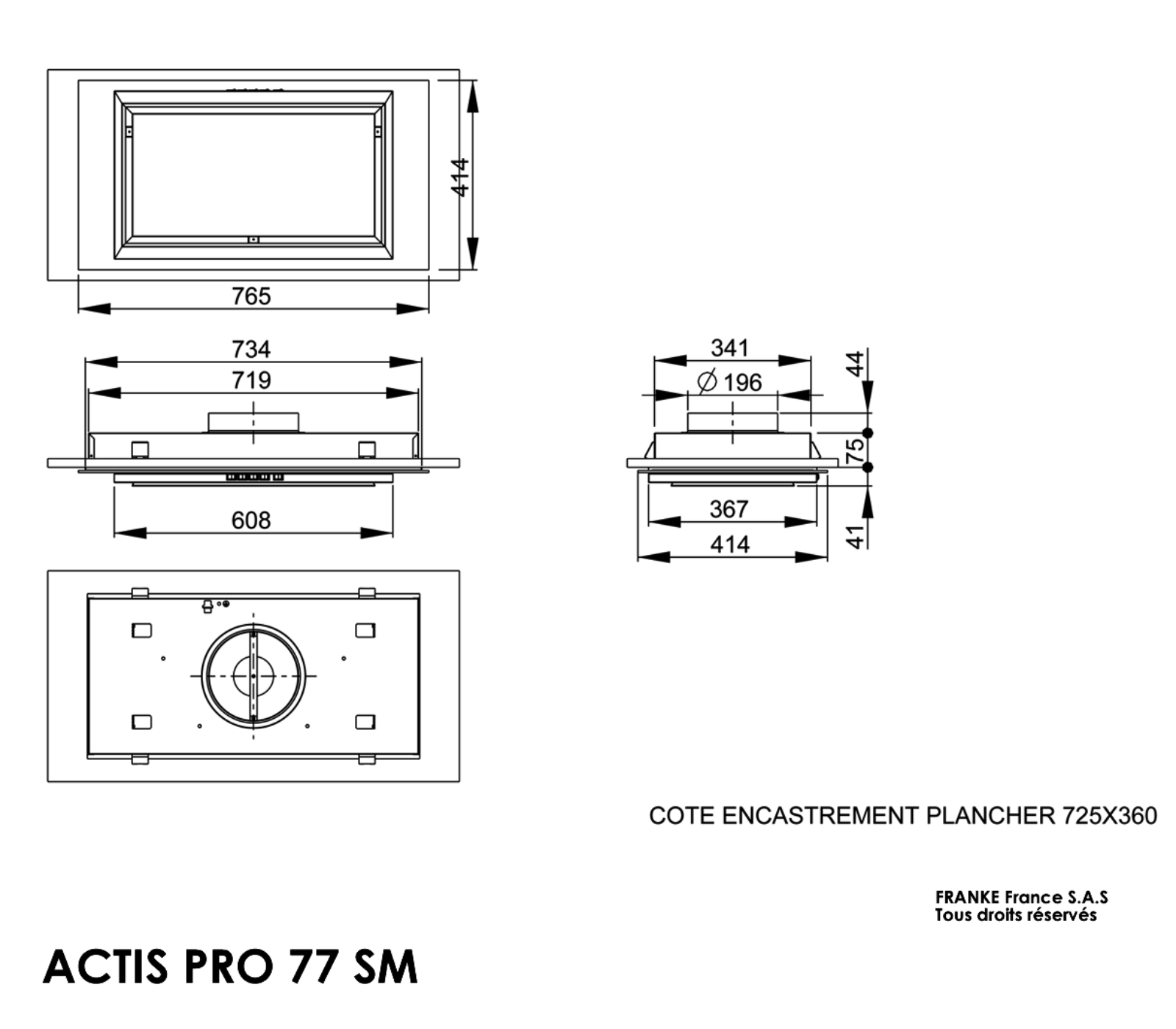 ROBLIN ACTIS PRO 77 SM User Manual