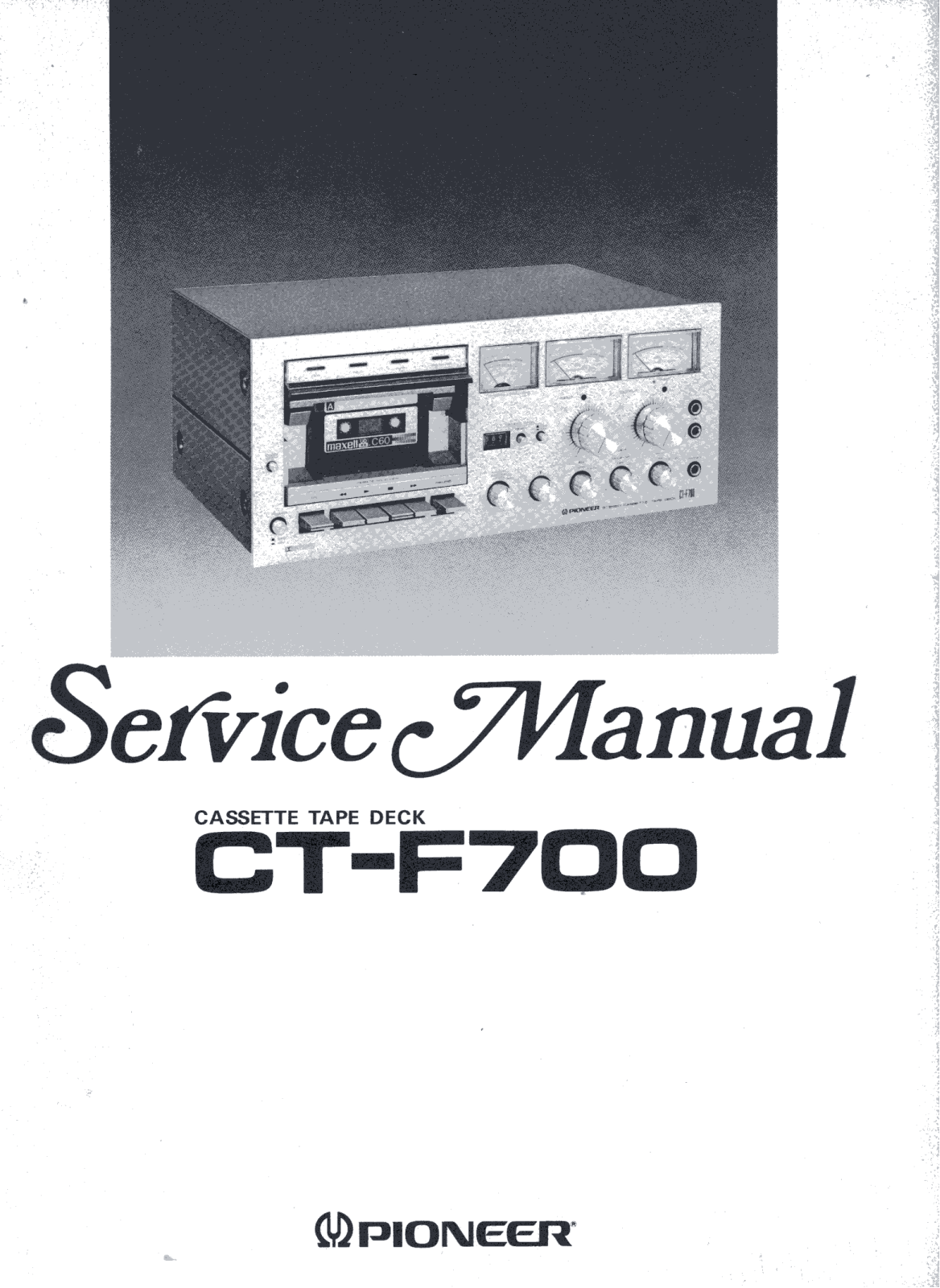 Pioneer CTF-700 Service manual