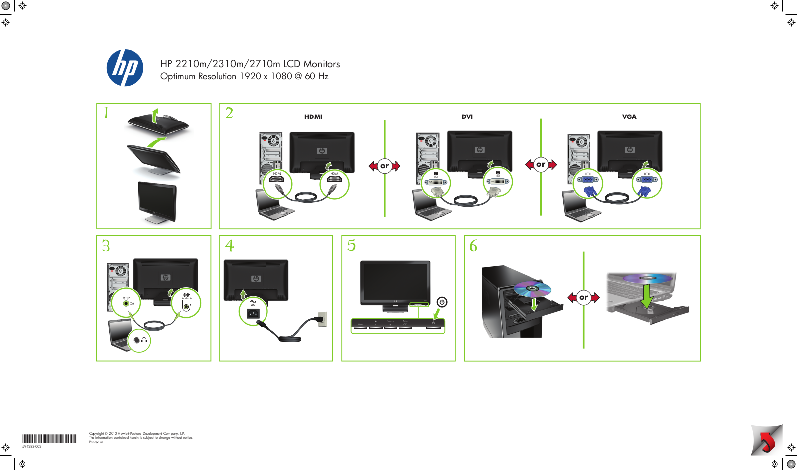 HP 2210m, 2310m, 2710m User Manual