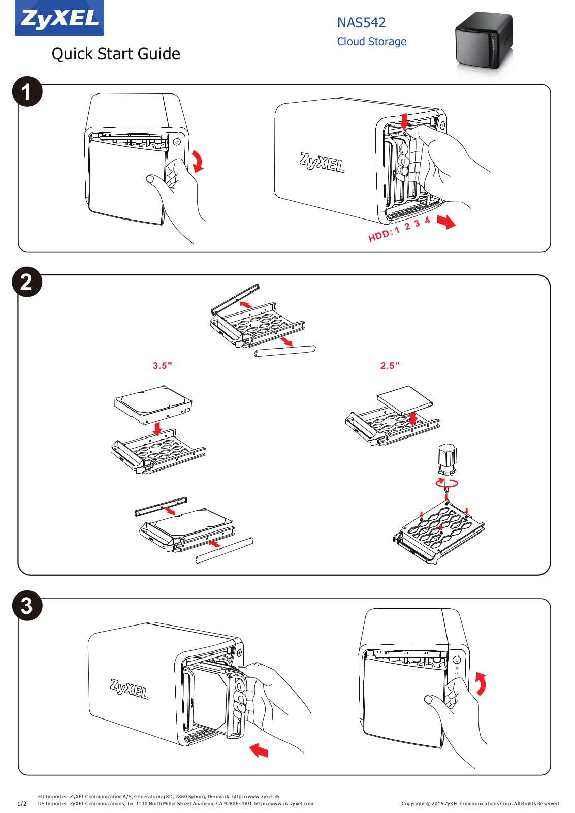 ZyXEL NAS542 User Manual