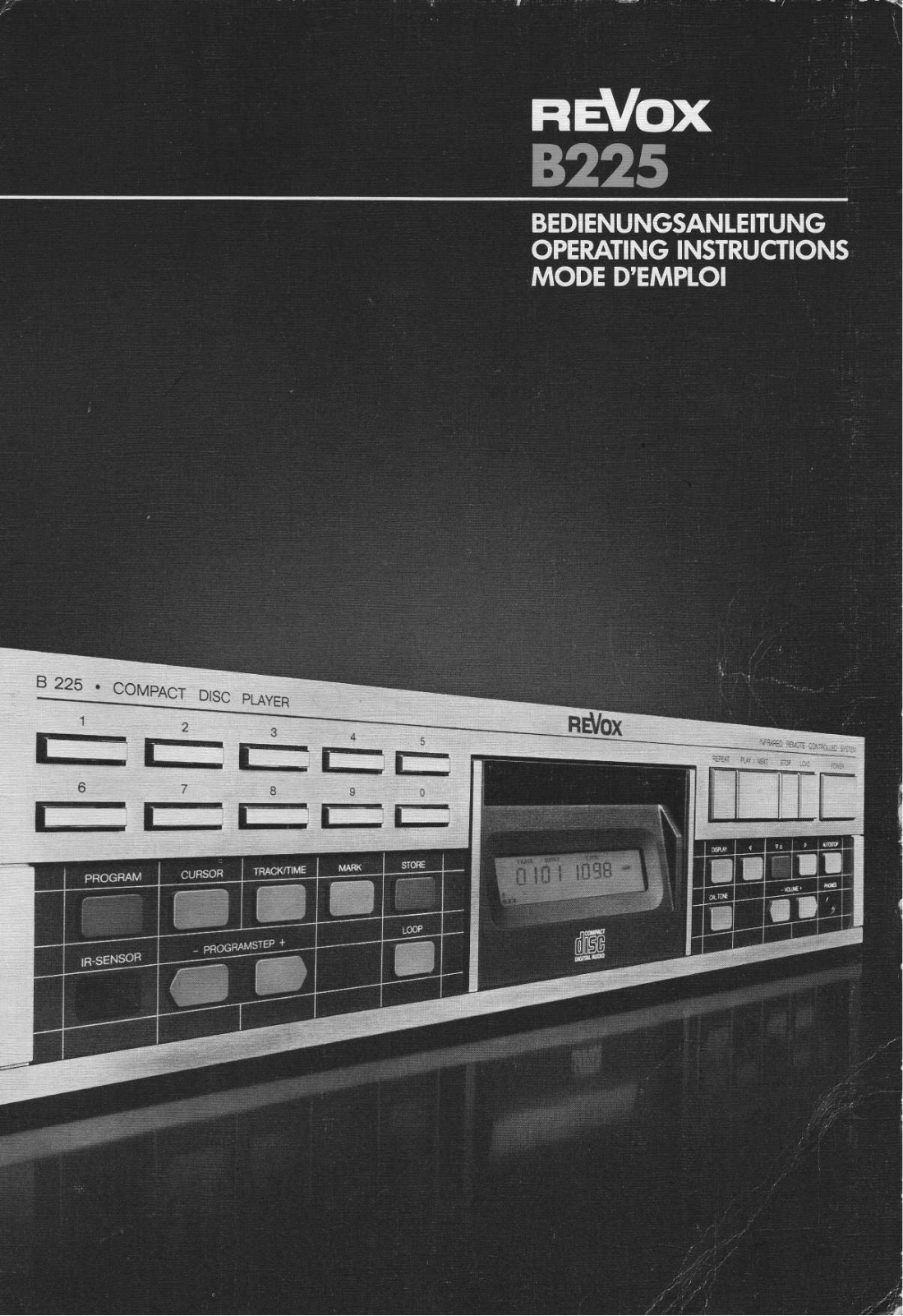 Revox B-225 Owners manual