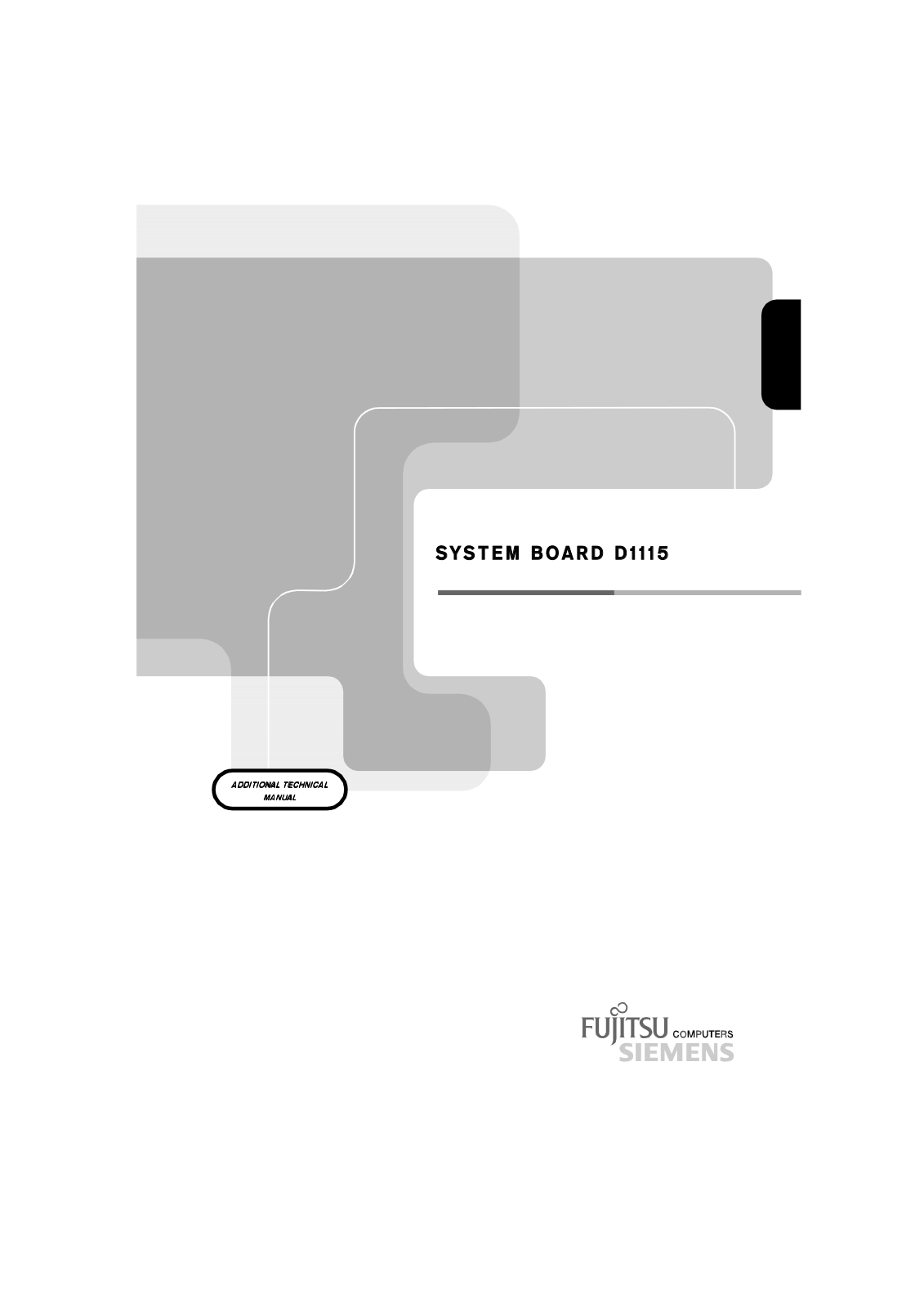 Fujitsu siemens D1115 Additional Technical Manual