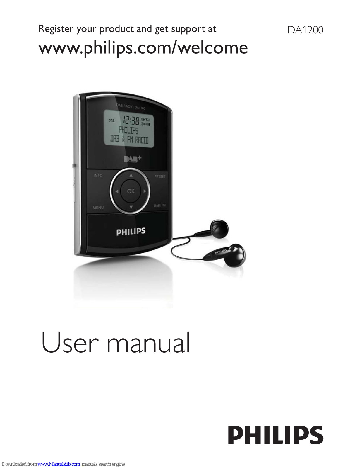 Philips DA1200 User Manual - ManualMachine.com