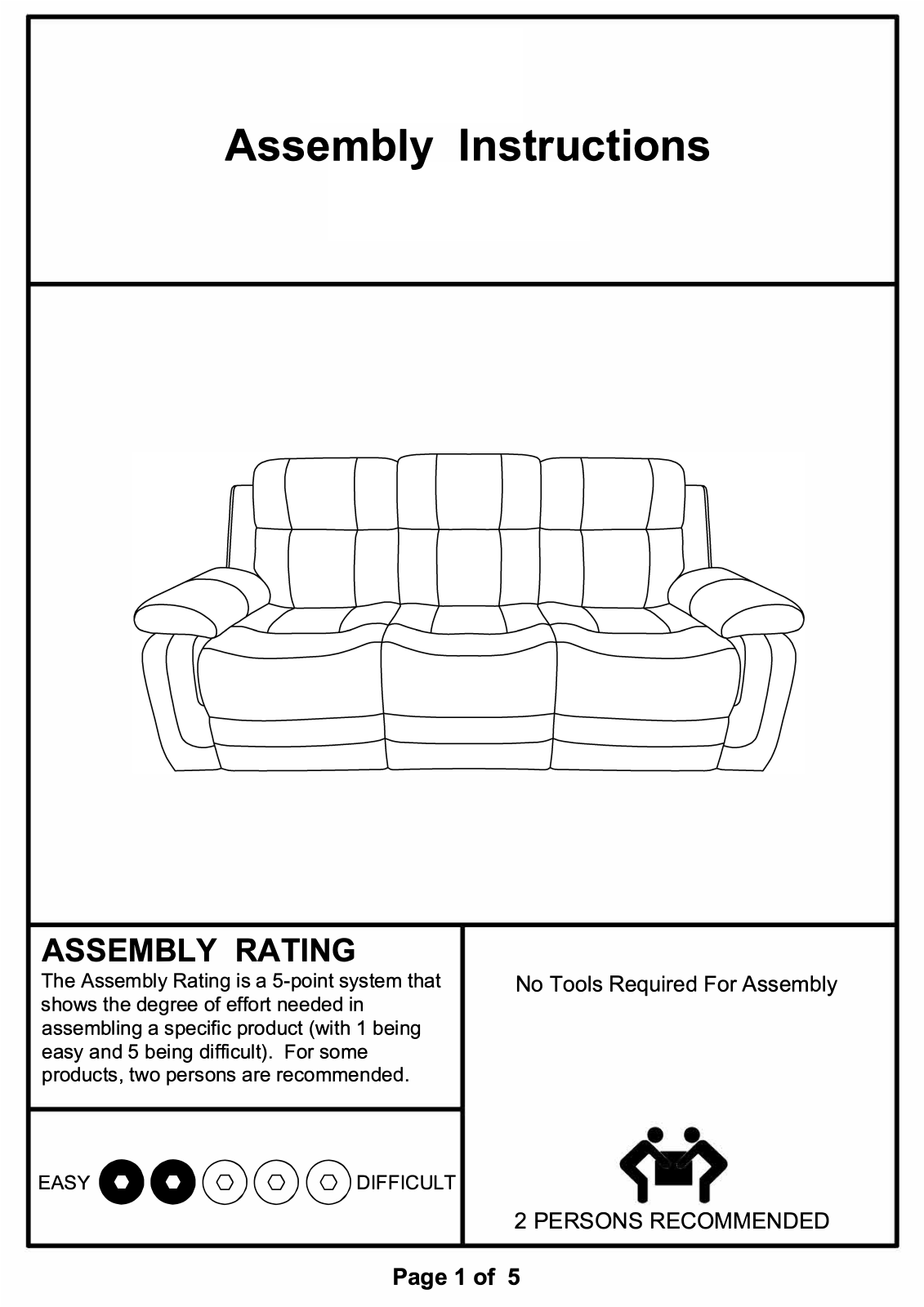 Red Barrel Studio BNZC2836 Assembly Instructions - ManualMachine.com