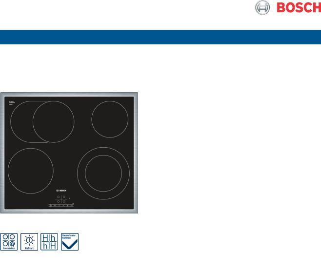 Bosch PKN645B17 User Manual
