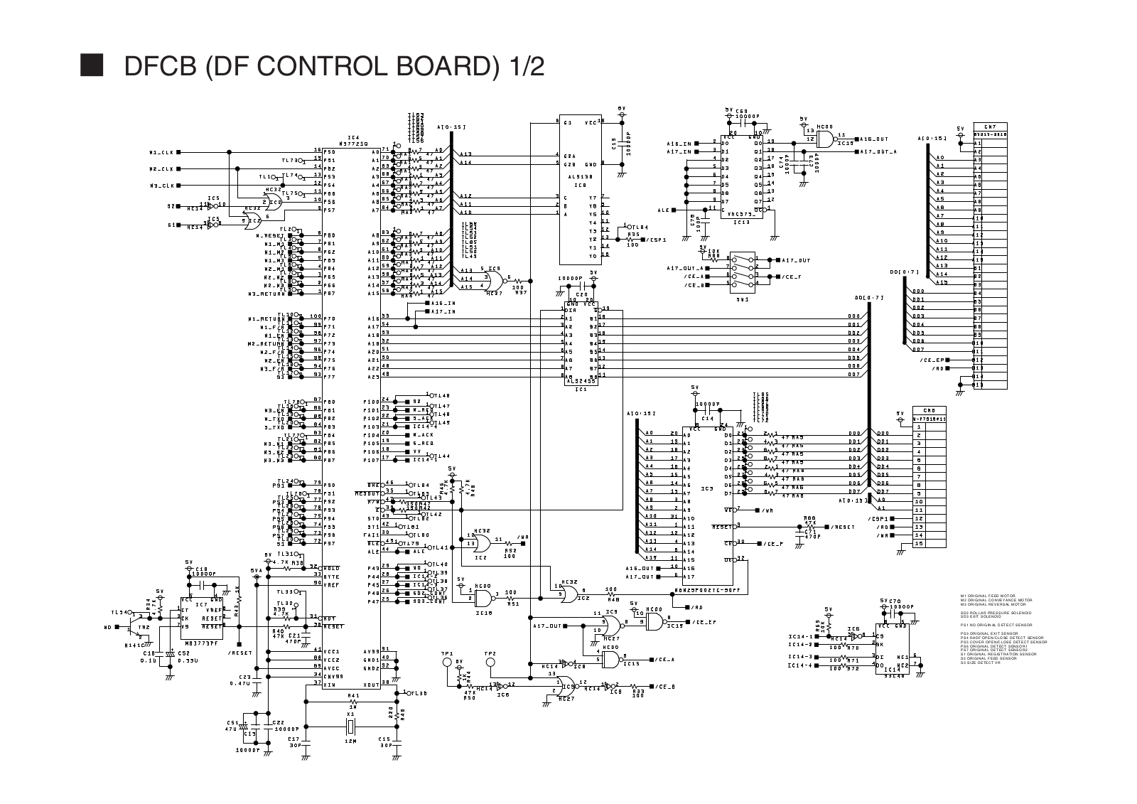 Konica 7020 Schematics 13GL87011-03