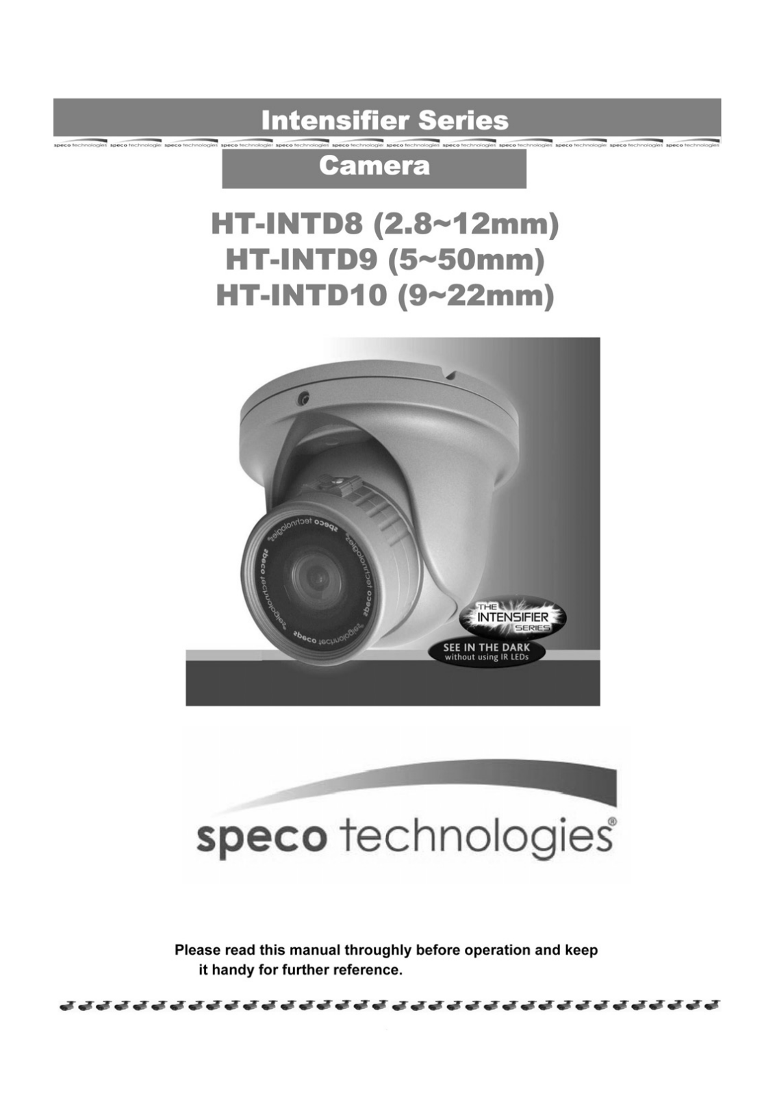 Speco Technologies HT-INTD8, HT-INTD9, HT-INTD10 User Manual