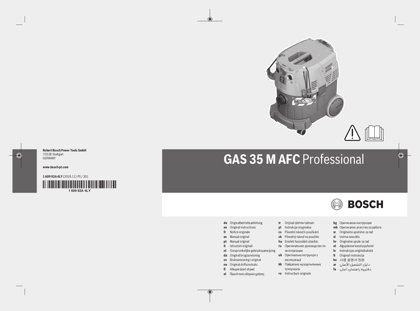 Bosch GAS 35 M AFC Service Manual