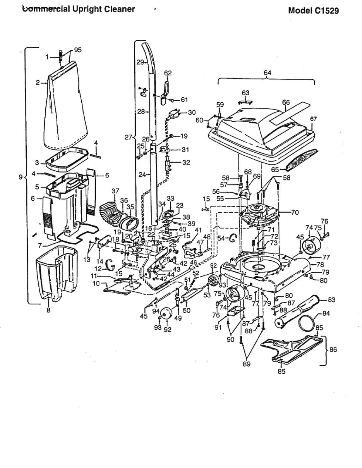 Hoover C1529 Owner's Manual