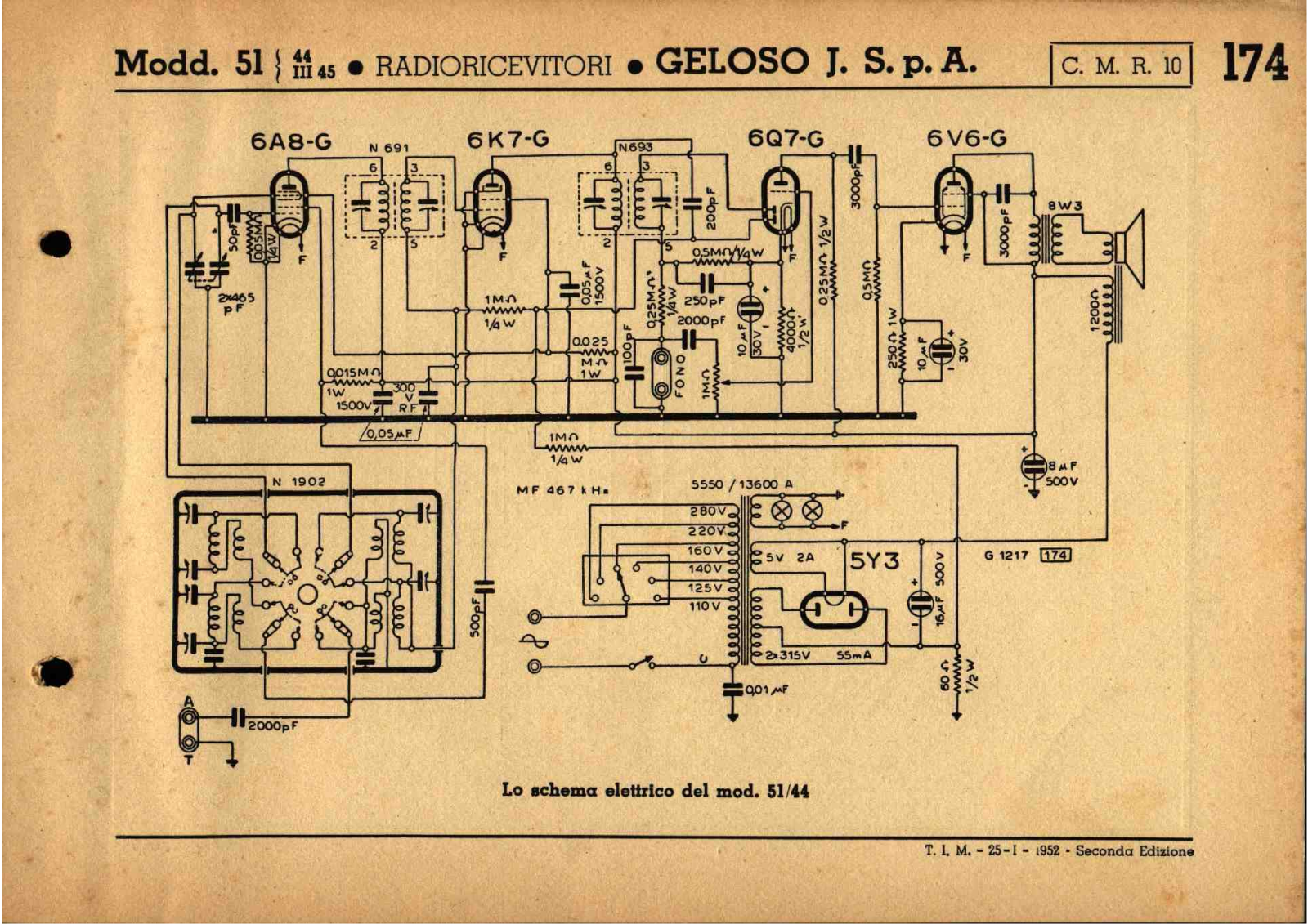 Geloso 51 44 schematic - ManualMachine.com