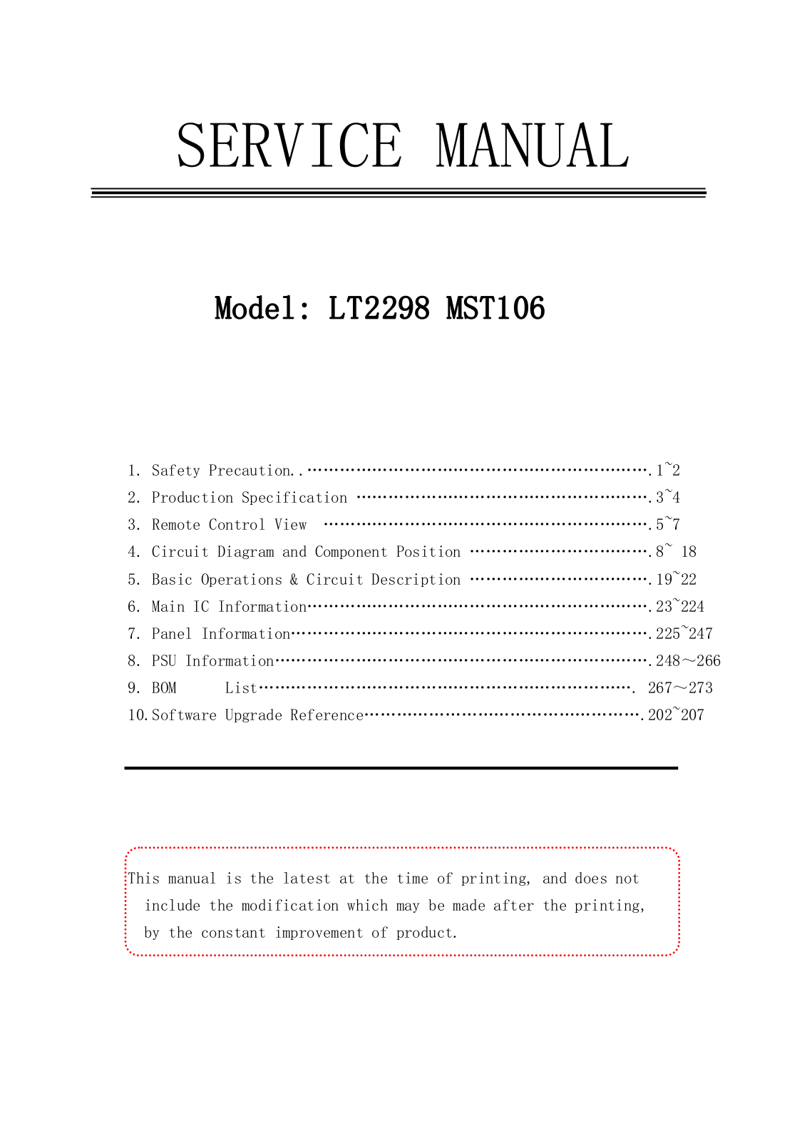 AXXION LT2298 MST106 Schematic